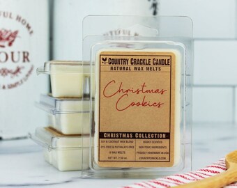 Christmas Cookies | Soy Wax Melts | Wax Cubes | Natural Wax Melts | Wax Melts | Phthalate Free | Dye Free |