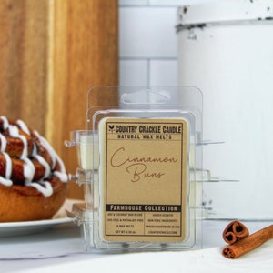 Cinnamon Buns Soy Wax Melts: Phthalate & Dye Free