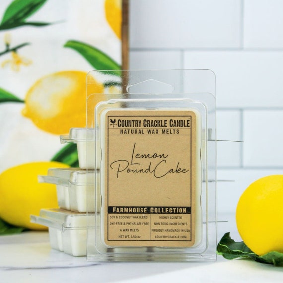 Lemon Pound Cake Soy Wax Melts Wax Cubes Natural Wax Melts Wax