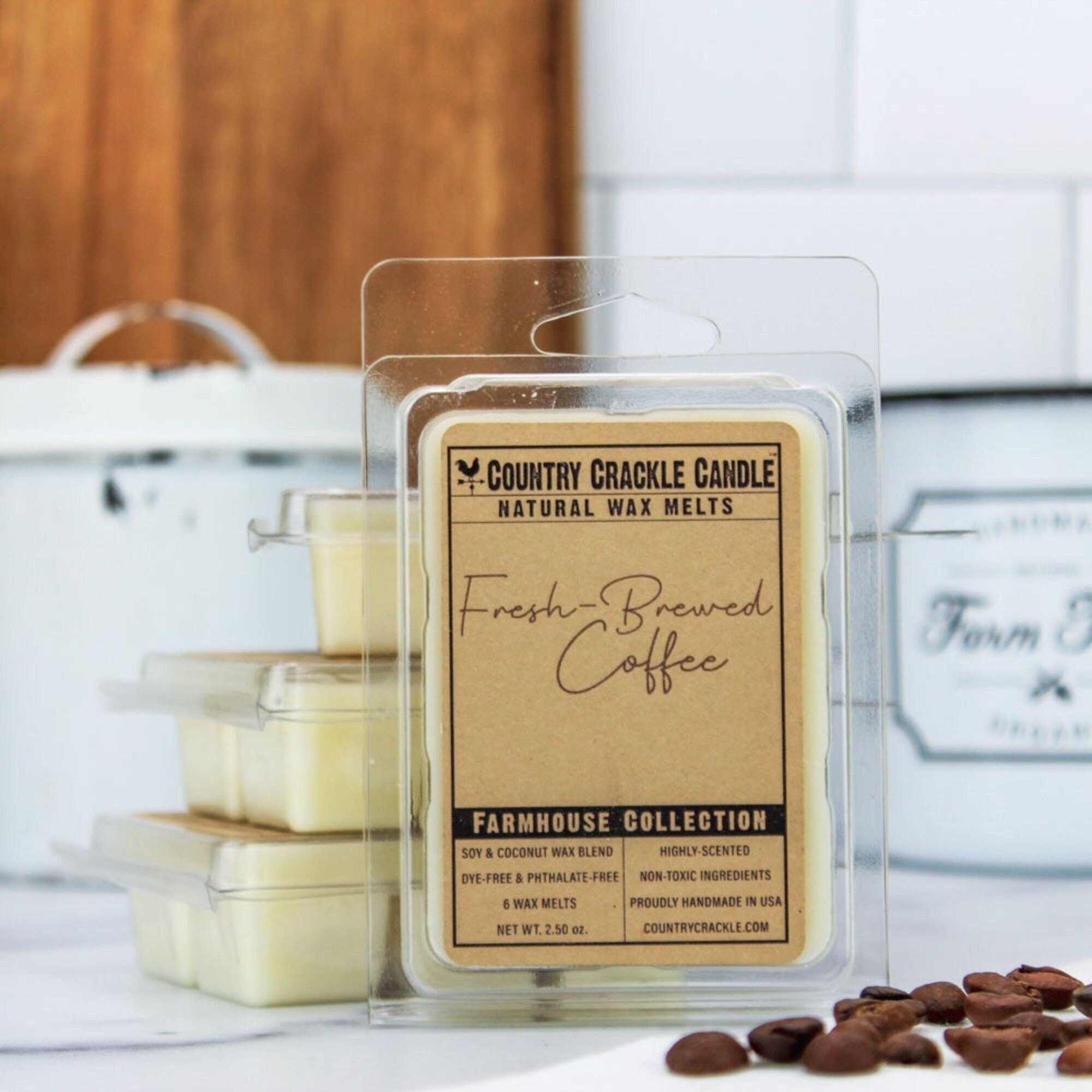 5 pack - Coffee Scented Wax Tart Melts 5 (five) 2 oz Packs