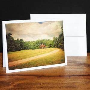 Granero, Verano, Granja, Tarjetas de felicitación en blanco, Tarjetas de notas, Tarjetas para cualquier ocasión