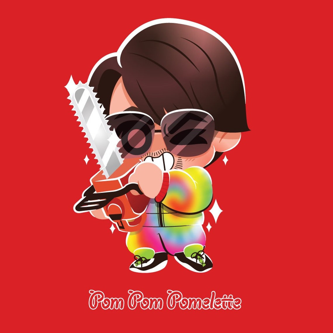 Chainsaw Man Wrestler Glossy Sticker Etsy