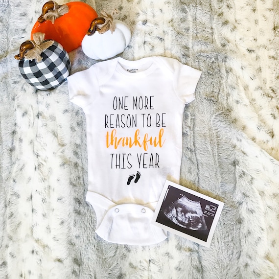 Thanksgiving Baby Announcement