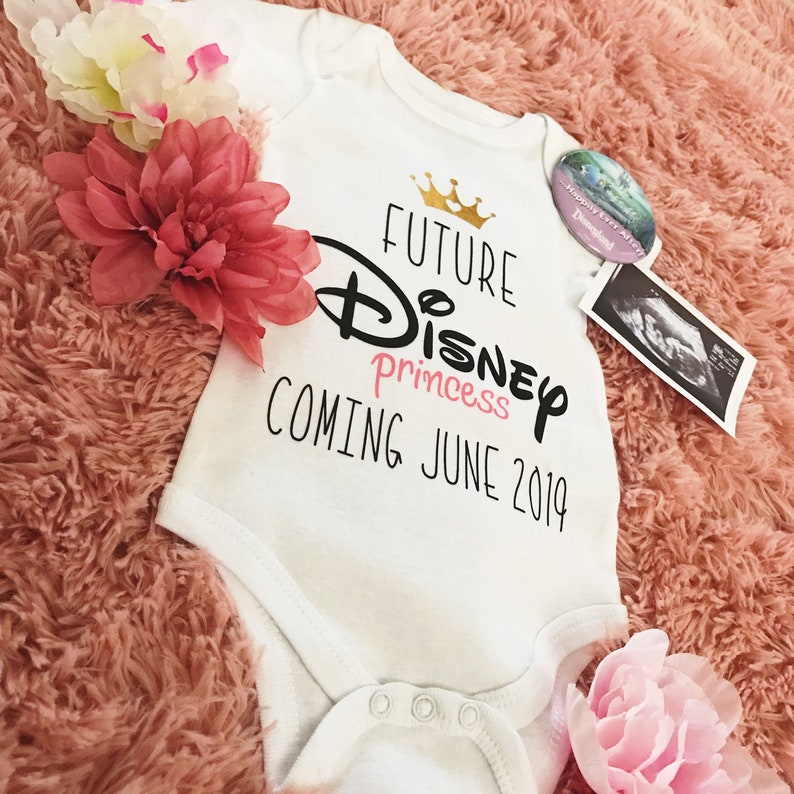 Disney Pregnancy Announcement Etsy