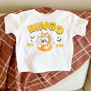 Camiseta infantil Bingo Halloween