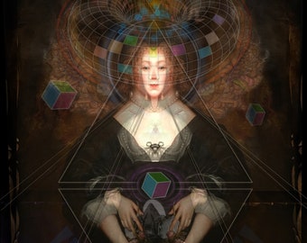 Sophia of September 16”x24” Print on Wood