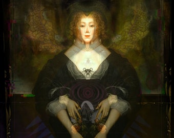 Sophia of Spring- 12x18 Print on Wood