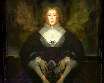 Sophia of Spring- 16” x 24” Print on Wood