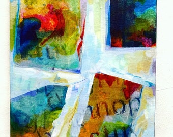 Abstract, Mixed Media Painting | Small Original Art by Shannon Carleen Knight