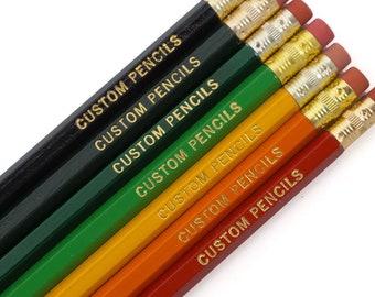 Personalized Pencils Etsy