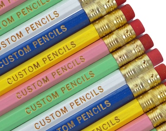 Personalized Pencils Etsy