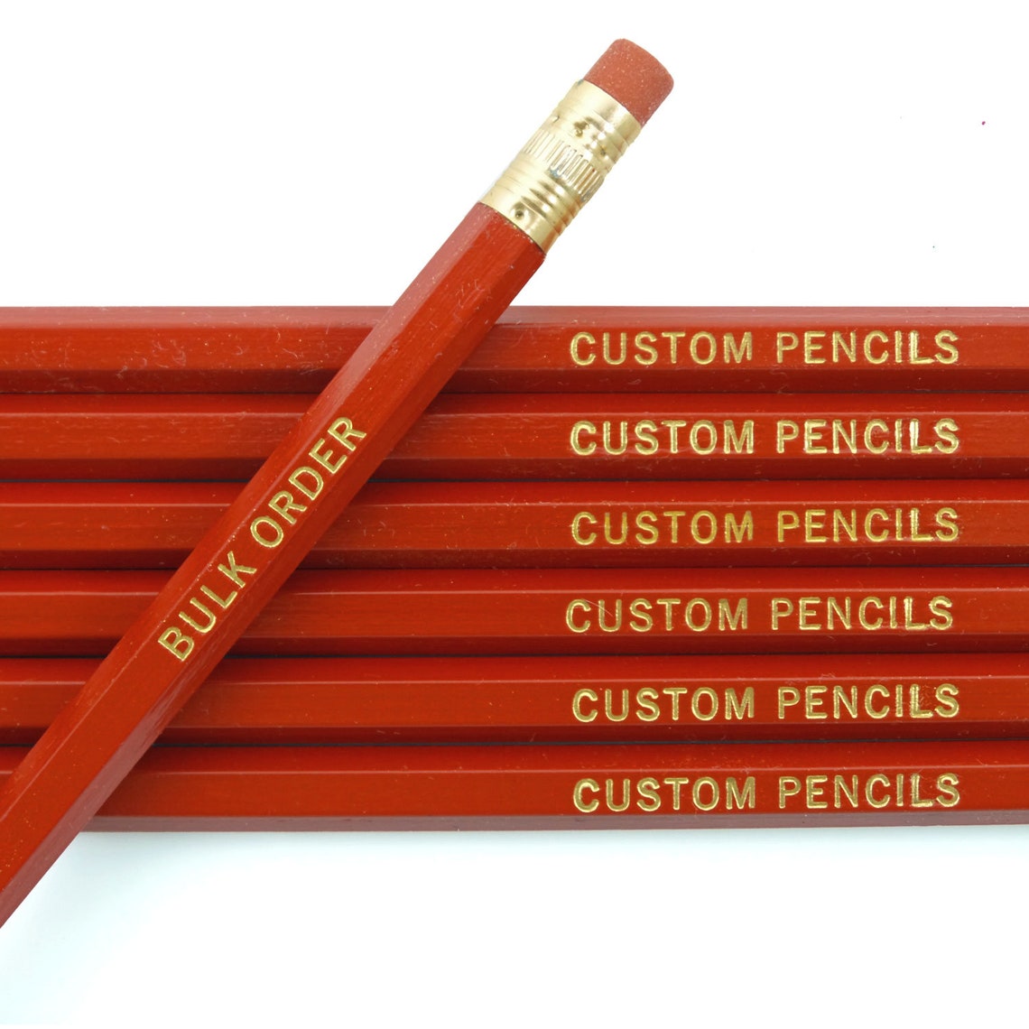 75 Custom Pencils Bulk Order Personalized Pencils for a Etsy