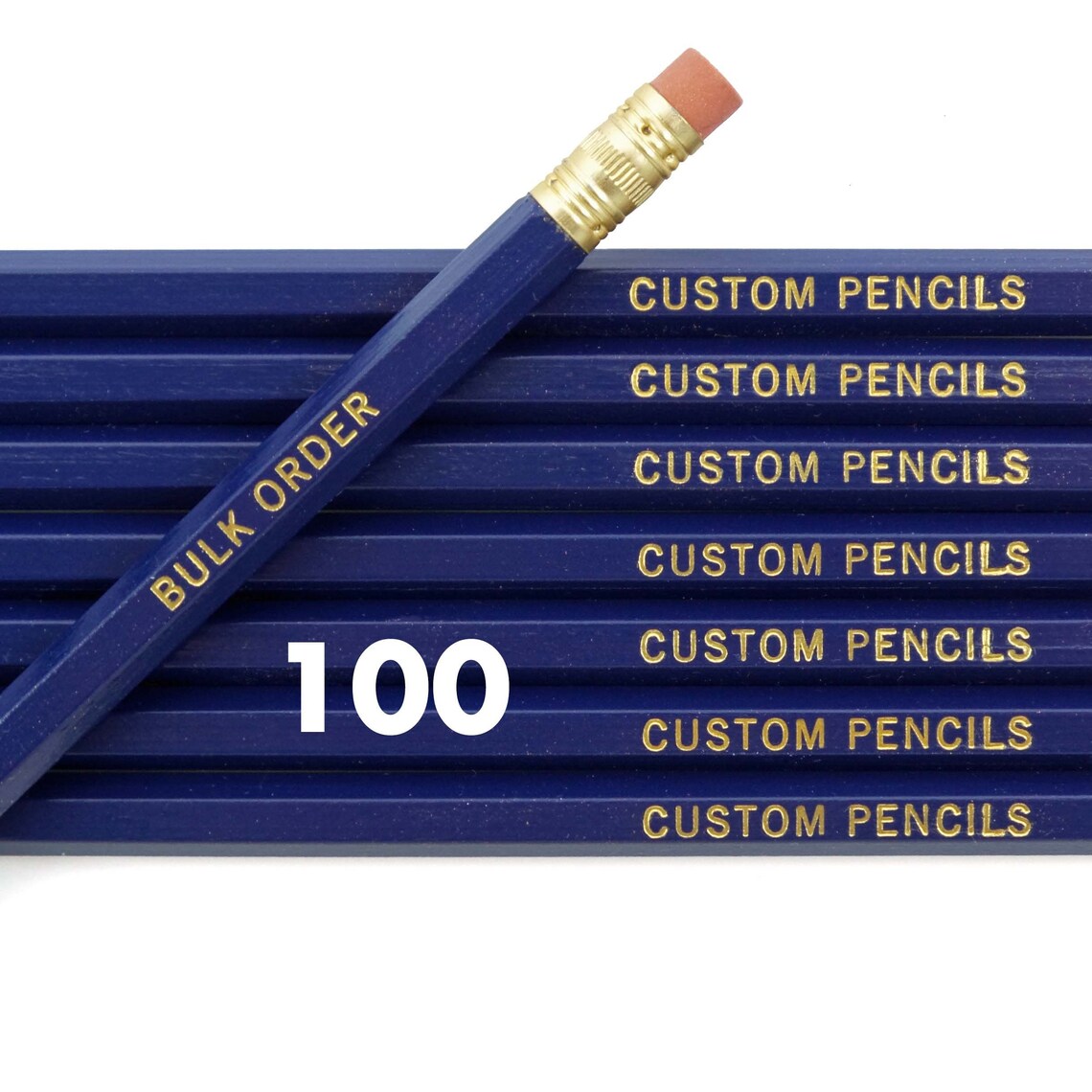 100 Custom Pencils Bulk Order Personalized Pencils for a Etsy