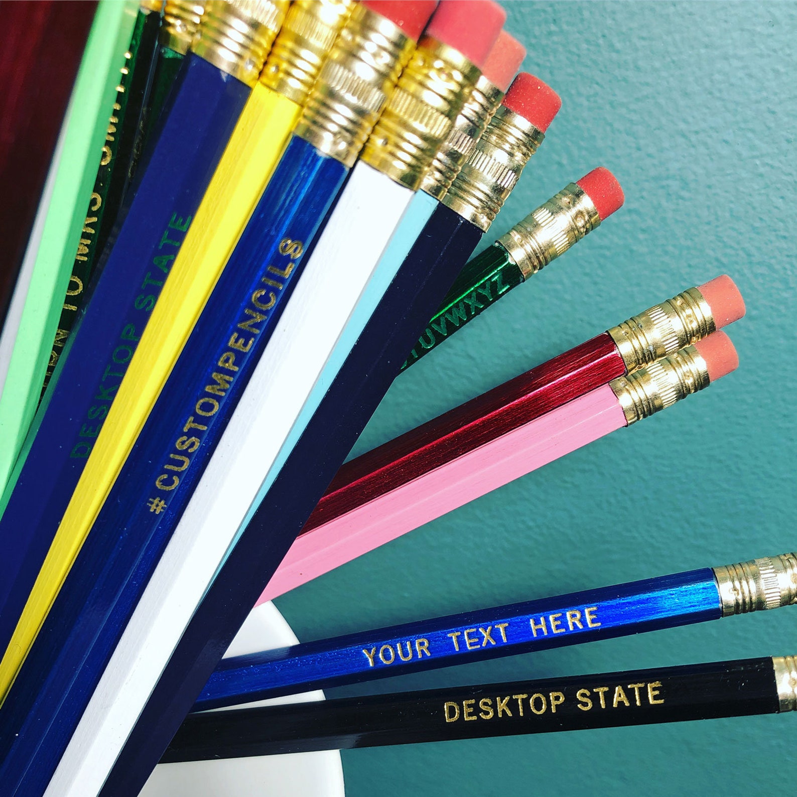 150 Custom Pencils Bulk Order Personalized Pencils for a Etsy