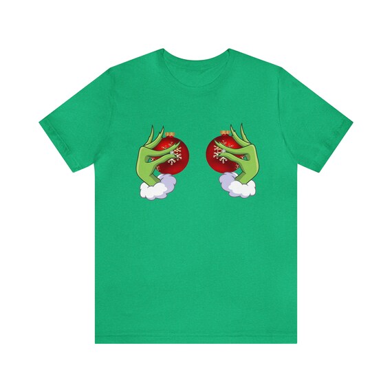 Grinch Tinsel Tits Unisex Jersey Short Sleeve Tee - Etsy