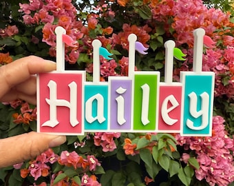 Disney Custom Personalized Desk Name Sign-Unique Teacher Desk Plaque -Perfect Graduation Gift - Custom Name nursery name sign