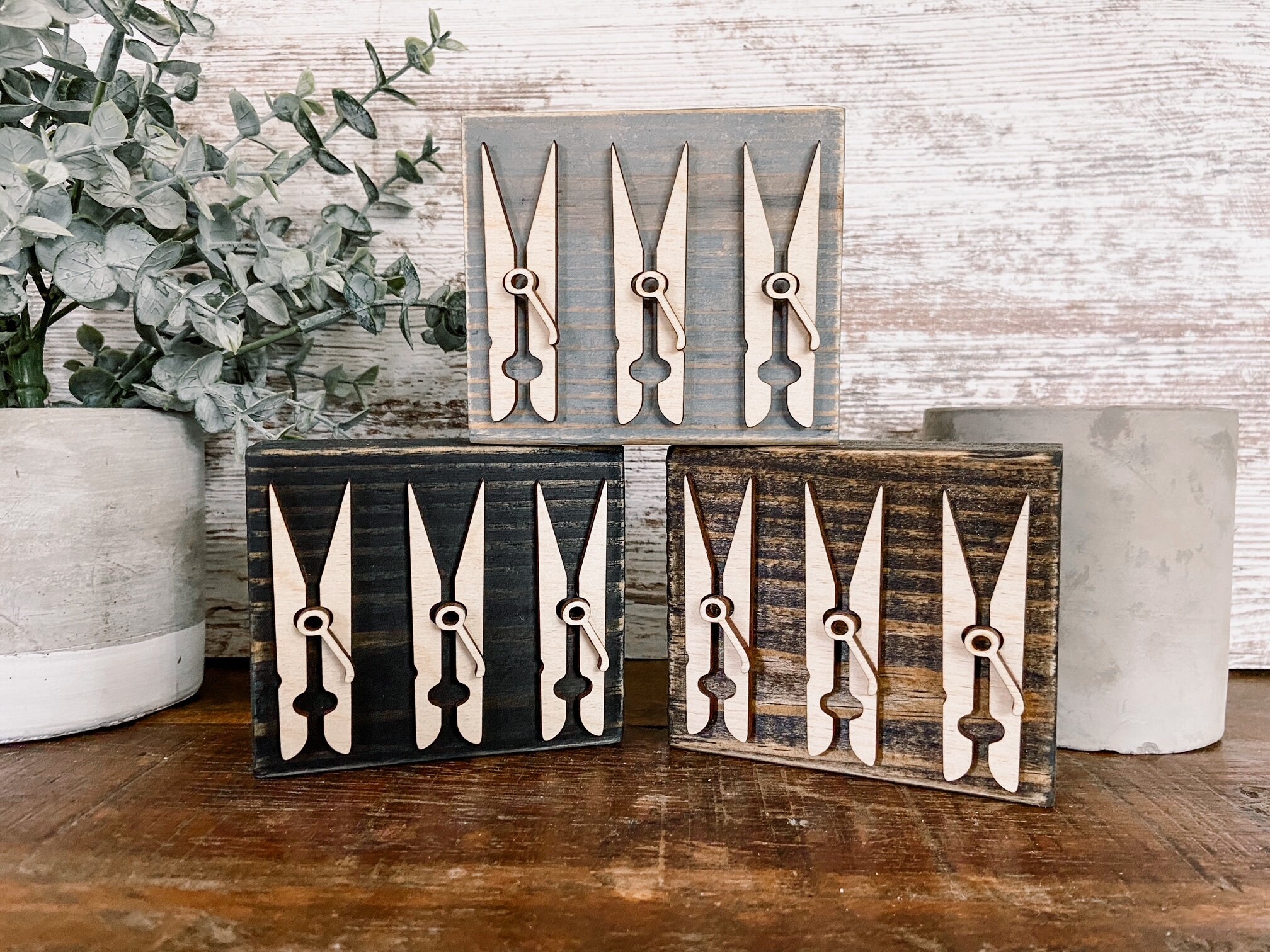 Mini letrero de lavandería / decoración de bandeja escalonada | Etsy