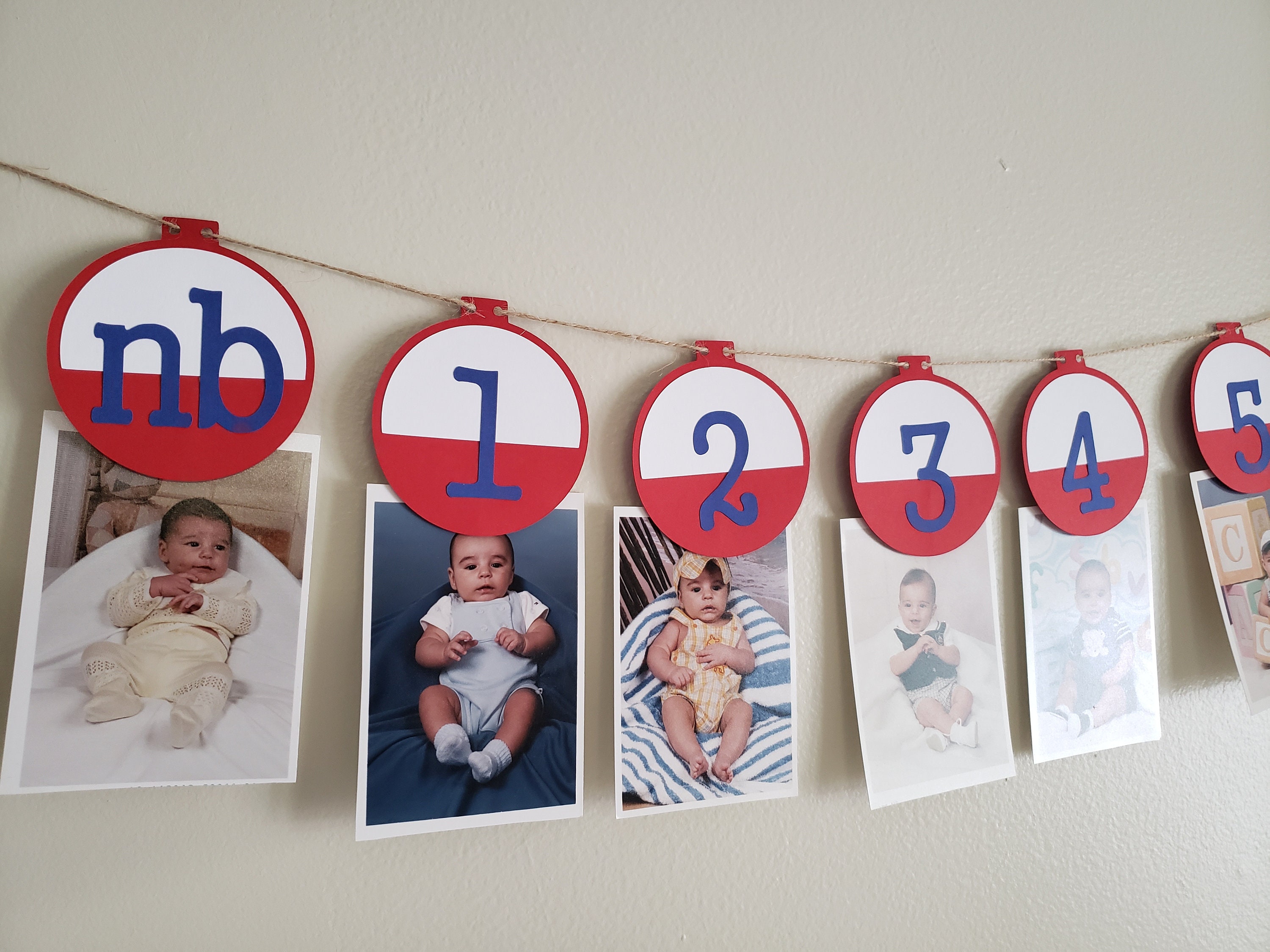 12 month photo banner, fishing theme photo banner, 1st birthday  decorations, first year banner, o fish ally one, fishing birthday theme