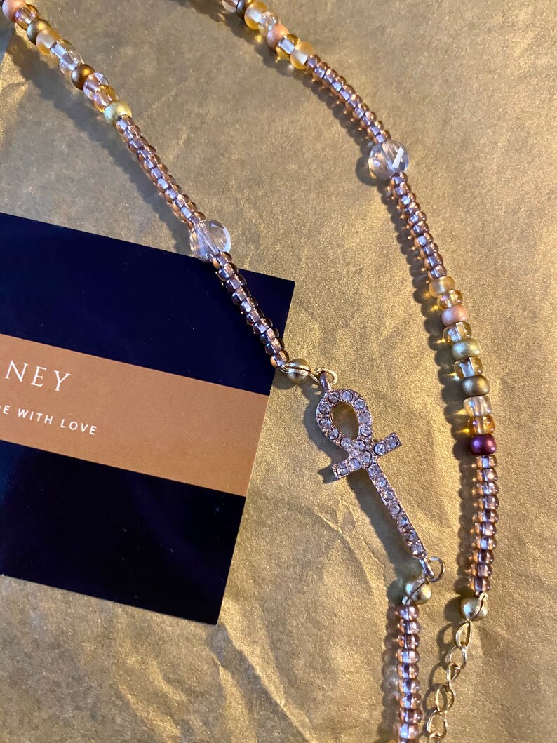 Chakra Stone Waist beads w Crystals and 5\u201d adjustable link.