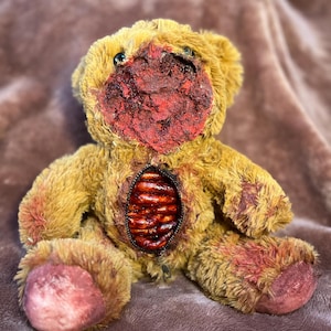 Tattletale - creepy Teddy Bear, creepy plush, creepy doll, horror plush, creepy plushies, creepy cute, creepy decor, scary plushies