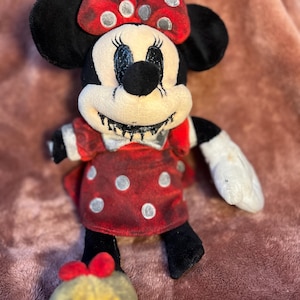 Creepy Minnie  - creepy Teddy Bear, creepy plush, creepy doll, horror plush, creepy plushies, creepy cute, creepy decor, scary plushies