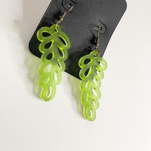 Green Leaf Earring