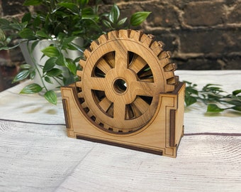 Gear Coaster Set with Holder