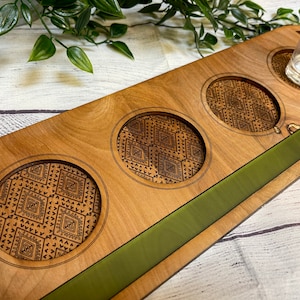 Beer Tasting Flight - Engraved - Boho