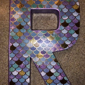 Mermaid Letters - Etsy