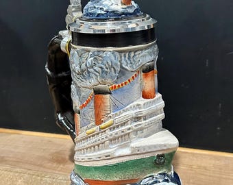 Vintage German Beer Stein RMS Titanic Beer Stein Limited Edition 1476 of 4000 Titanic Collectible