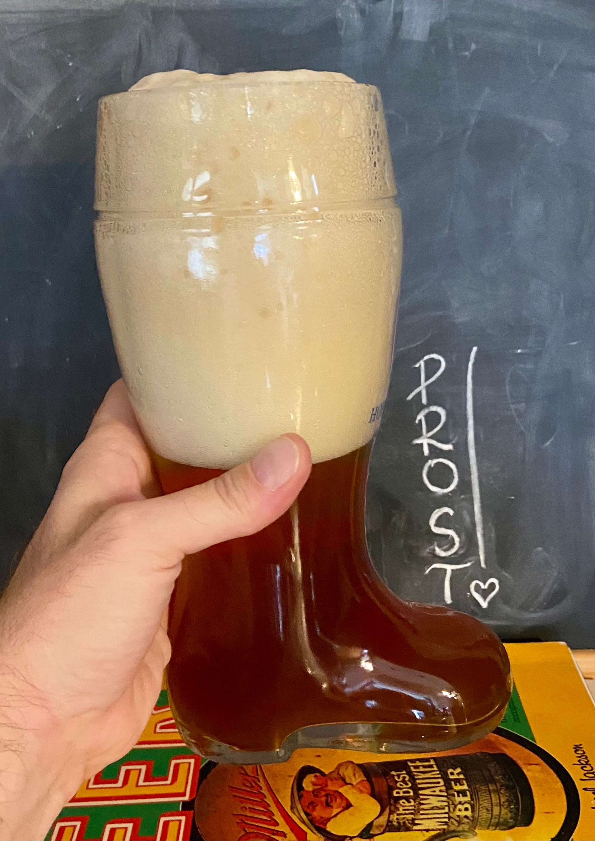 Hofbrauhaus German Beer Boot Liter Das Boot Beer Drinking