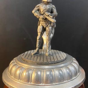 Vintage Boba Fett Beer Stein Mandalorian Pewter Action Figure Lid Limited Edition Numbered #2019 of 3,000 image 3