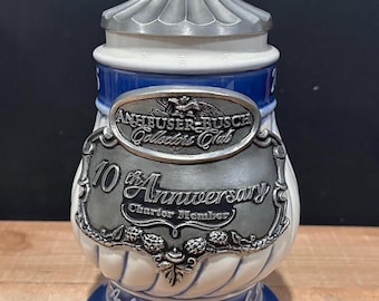 Artist Jim Wainwright Signed CB32C Vintage Anheuser Busch Limited Edition Charter Member Collector’s Club 10th Anniversary #00494 of 6,237