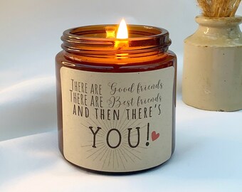 AROMATHERAPY CANDLE, Friendship Gift, Best Friend Gift, Good Friend Candle, Best Friend Birthday, Far Away Gift, Amazing Friend Gift, Thanks