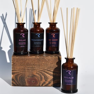 Aromatherapy Reed Diffuser: Essential Oils, Non-Toxic, Italian Design