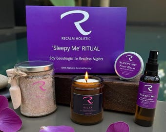 Sleepy Me Spa Gift Set, Sleep Gift Set, Deep Relaxation Spa Products, Home Spa Experience, Aromatherapy Gift Set