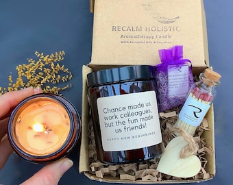 Work Bestie, Lavender Cedarwood Scent, leaving gift for work colleague, Work colleague leaving gift, Friends New Job promotion