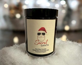 Christmas, Secret Santa Candle, Funny Secret Santa Gifts for Coworkers, Aromatherapy Candle, Christmas Spice, Christmas Candle, Secret Santa