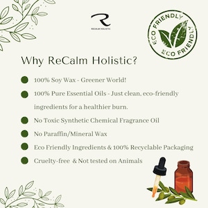My Little Box of ReCalm®, Meditation Candles, Mindfulness Gift, Mini Beeswax Candles, Birthday for her him, Relaxation Gift, Self Care Gift image 8