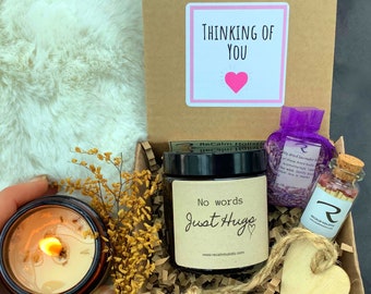 No words just hugs, Sympathy Candle, No Words, Thinking of you candle, Condolence Gift, Bereavement Gift, remember candle, Sympathy Gift