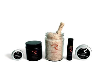 Aromatherapy Gift Set: Natural Spa Box - Eucalyptus, Pine & Rosemary