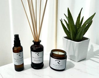 Aromatherapy Reed Diffuser: Essential Oils, Non-Toxic, Italian Design, Essential Oil Diffuser, Reed Diffuser, Natural Home Fragrance