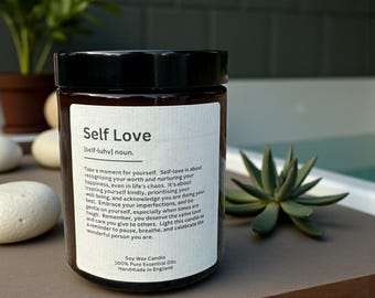 Self Love, Self Love Candle, FRIENDSHIP Candle Gift, thinking of you candle, Get Well Soon Gift, Recovery, Self Care for Friend, Birthday