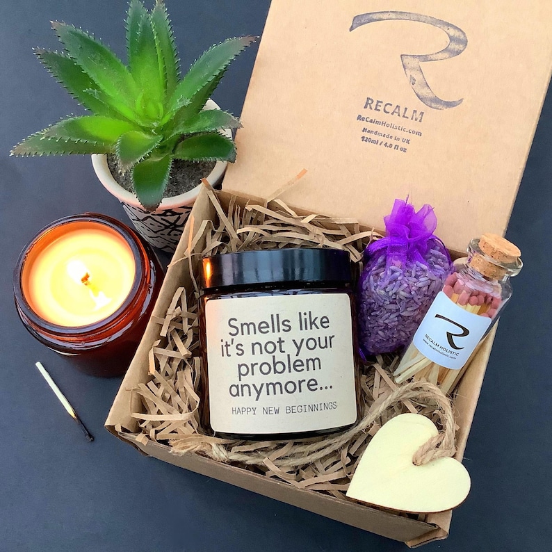As you embark on new beginnings, we want to send you off with a special gift. Our 'Smells like it's not your problem anymore' candle is the perfect way to celebrate your retirement or departure from work.
