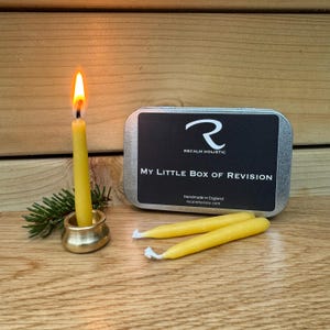 Student Exam Revision Gift Box, Pomodoro Study Timer Beeswax Candles, GCSE University Good Luck Gift, Mindfulness Focus Wellness Kit