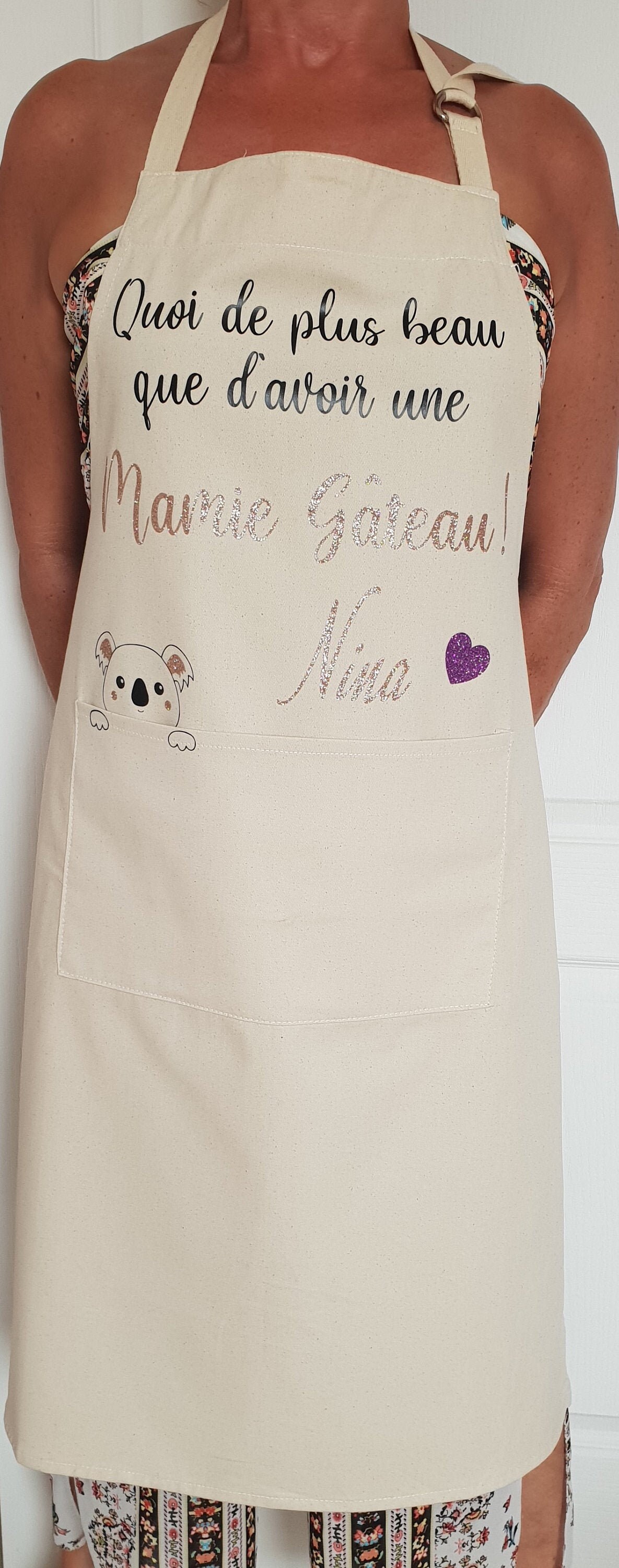 Tablier à Personnaliser - 100% Coton