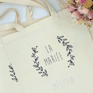 Totes Bag Personnalisés, EVJF, Demande Témoin, Mariage, Naissance, Annonce bild 8