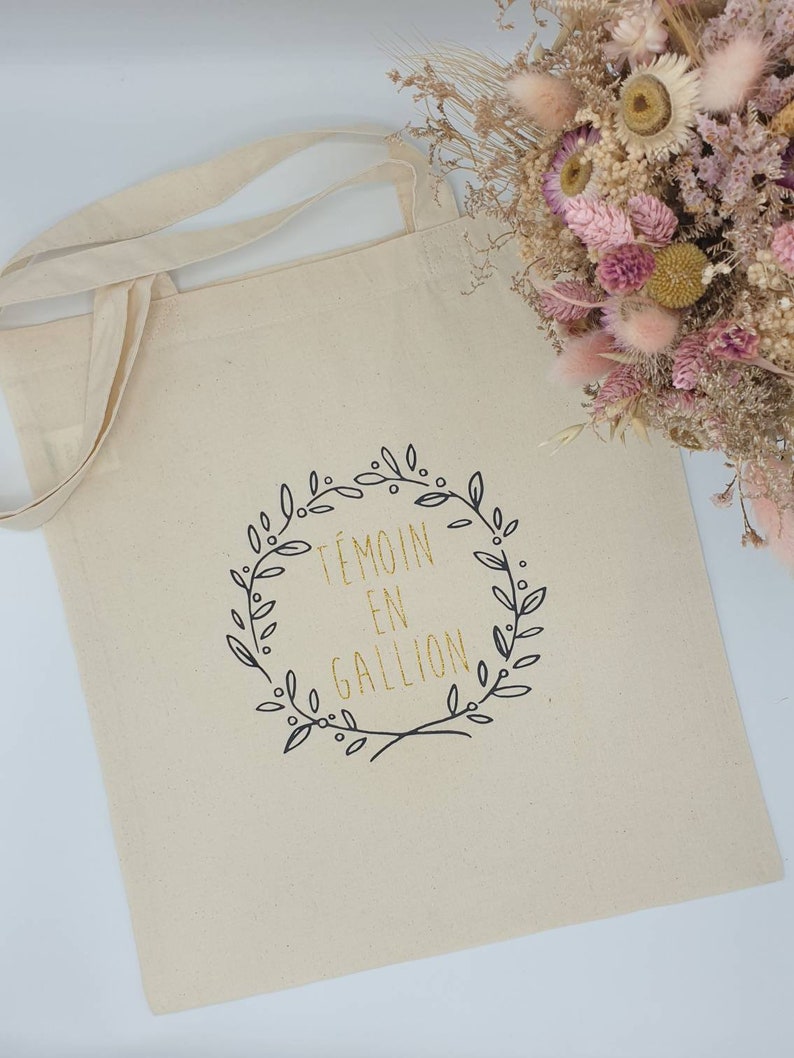 Totes Bag Personnalisés, EVJF, Demande Témoin, Mariage, Naissance, Annonce bild 7