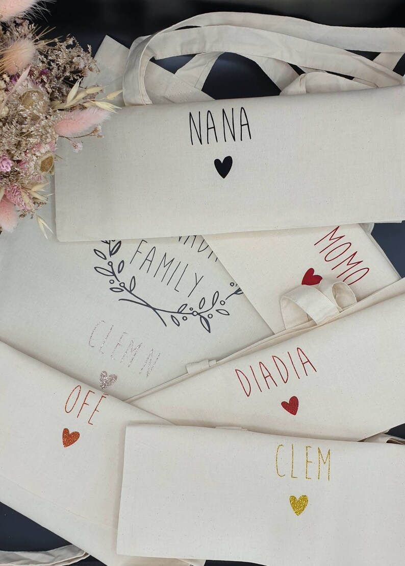 Totes Bag Personnalisés, EVJF, Demande Témoin, Mariage, Naissance, Annonce bild 6