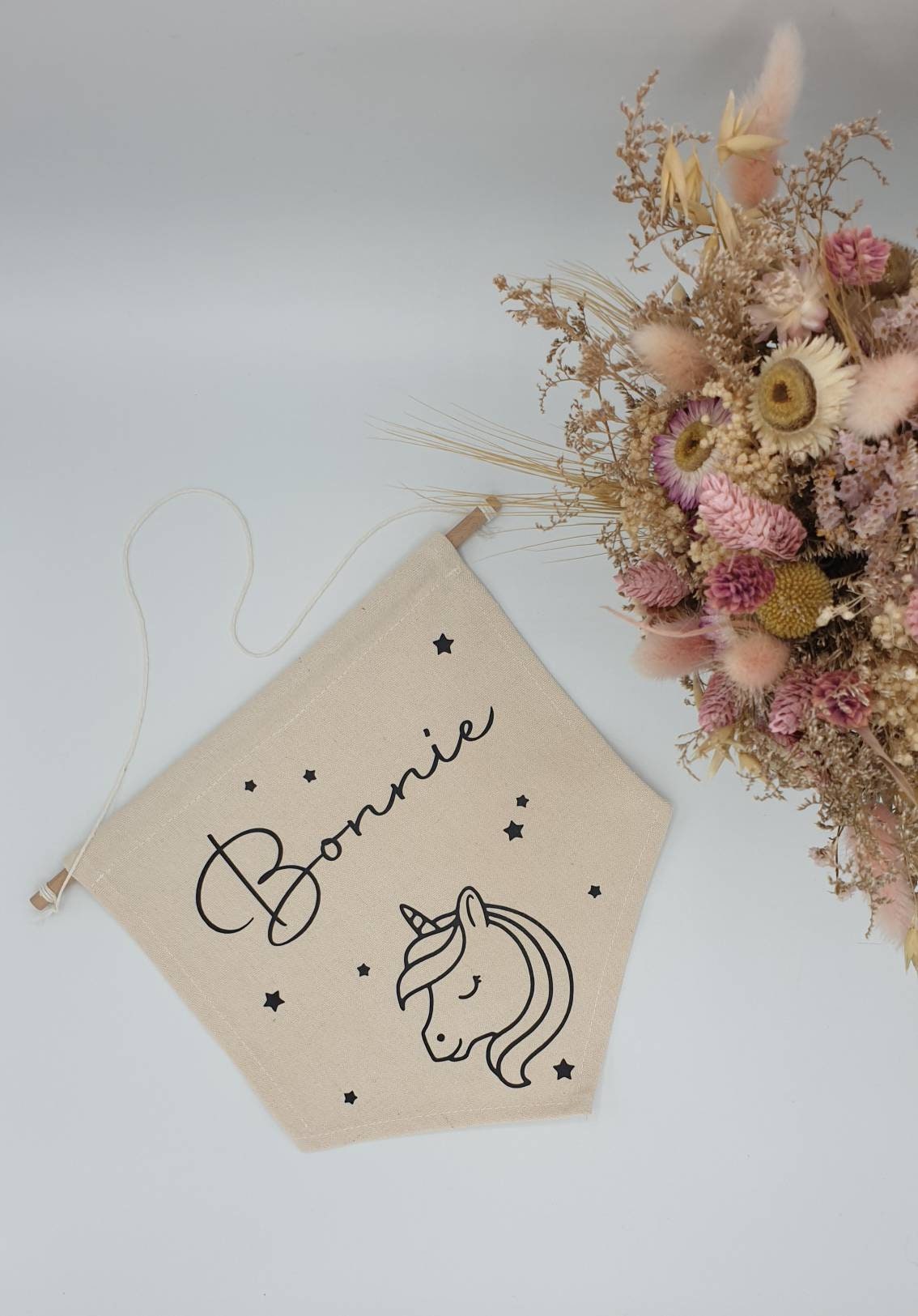 Fanion, Bannière Murale Décorative Personnalisée.